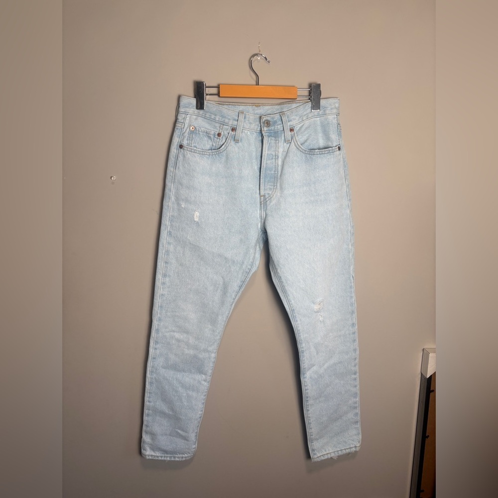 Levi's Women's 501 Skinny Light Blue Jeans